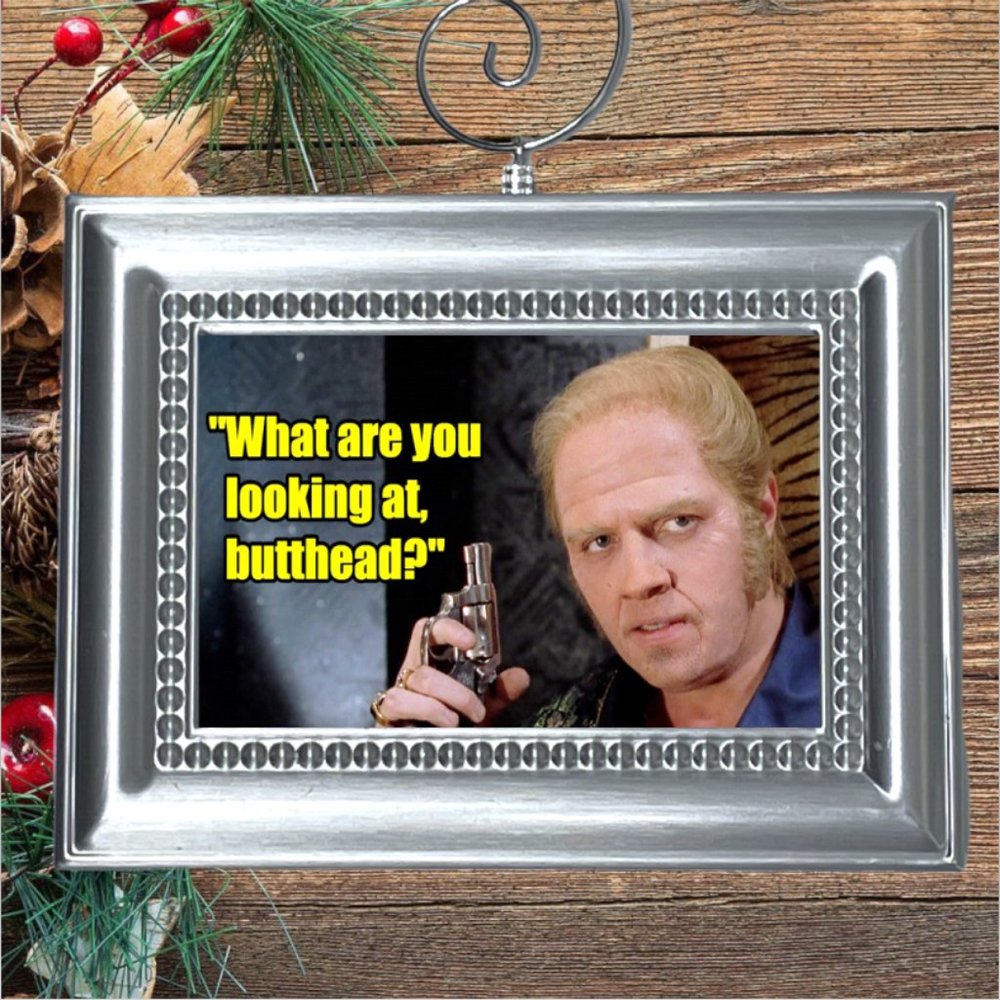 Back To The‎ Future Biff Tannen Retro Movie Memorabilia Christmas Tree Ornament